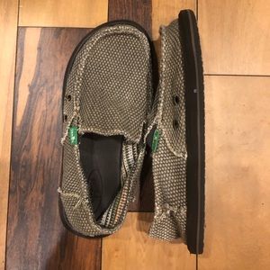 Boys Sanuk slip ons